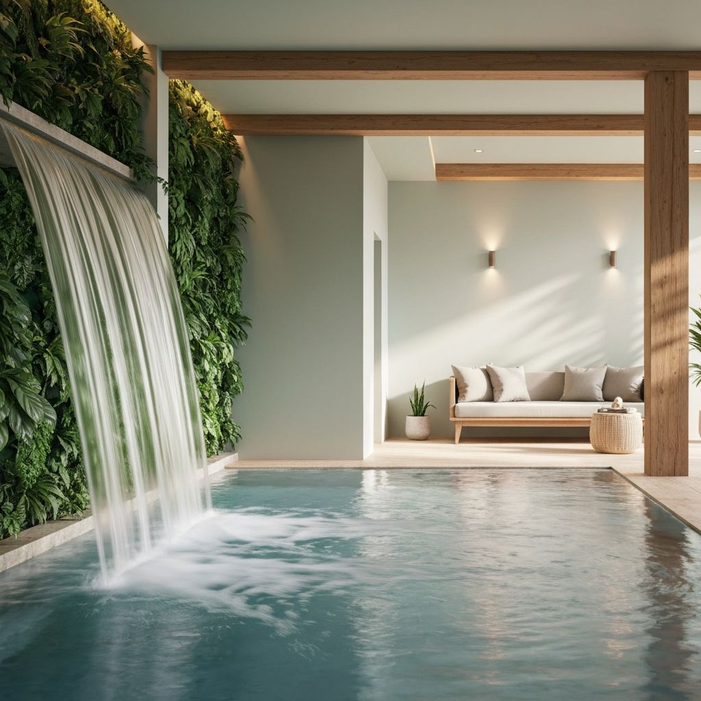 Serene wellness environment